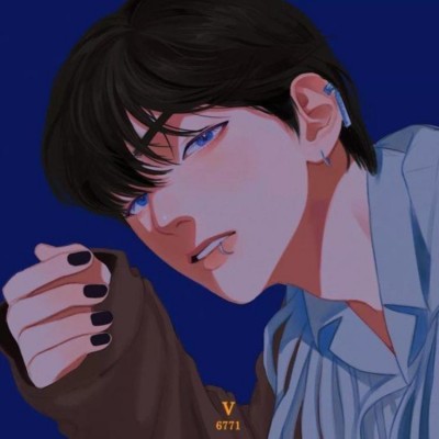 动漫男头，以前受的委屈太多了图片