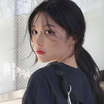 简约头像女生手绘可爱图片