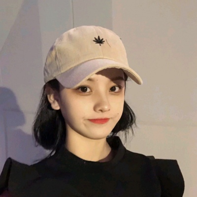 短发时尚头像女生背影图片