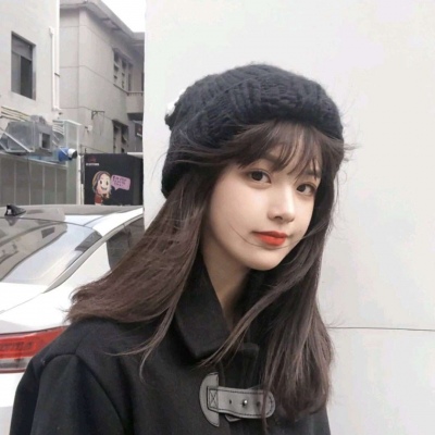 短发时尚头像女生背影图片