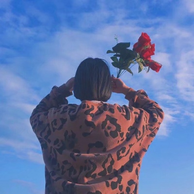 个性短发女生手绘头像图片