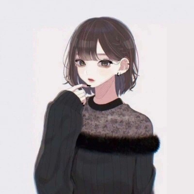 情侣头像两个女生动漫
