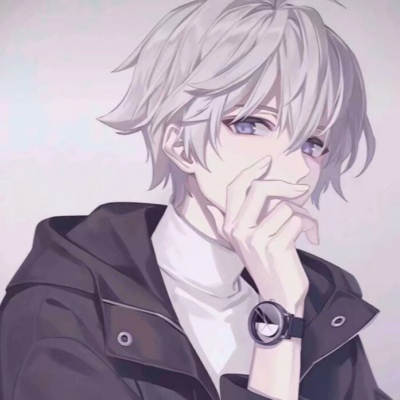 二次元动漫男生头像两人男女图片