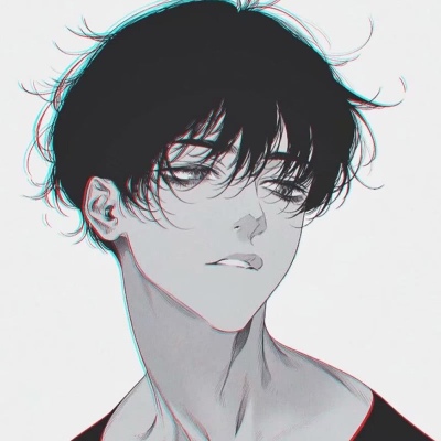 二次元动漫男生头像两人男女图片
