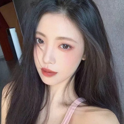 qq头像女生染发彩色