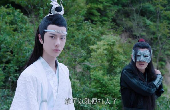 蓝湛在大梵山怎么认出魏无羡的图片