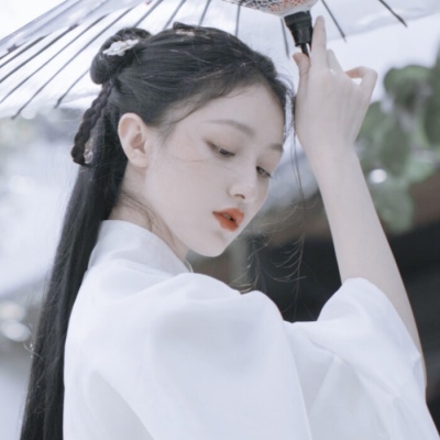 黑白唯美伤感女生头像图片