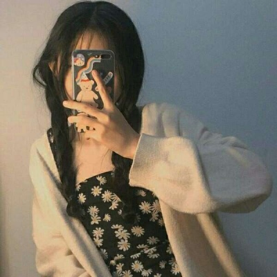 古装手绘背影头像女生