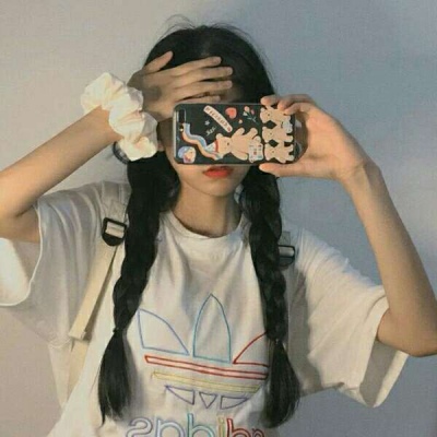 古装手绘背影头像女生