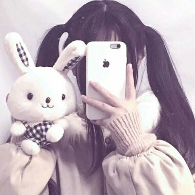 古装手绘背影头像女生