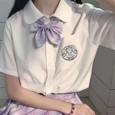 QQ女生头像穿校服闺蜜图片