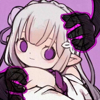 高冷头像女生黑白短发