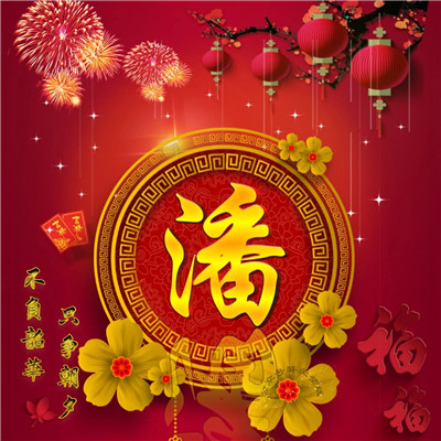 2020年春节唯美好看头像，2020年春节微信姓氏唯美好看头像图片图片