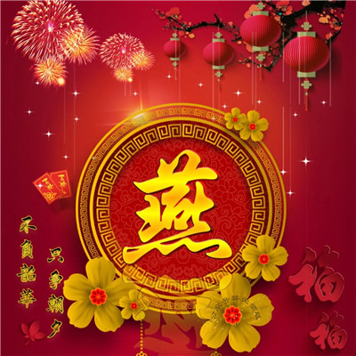 2020年春节唯美好看头像，2020年春节微信姓氏唯美好看头像图片图片