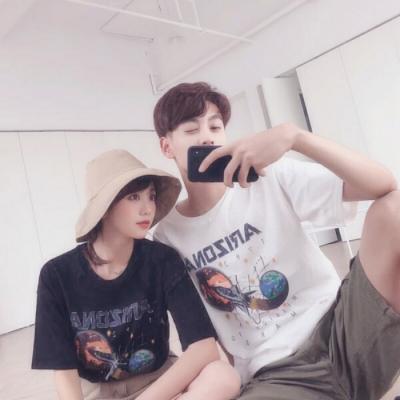 好看的情侣唯美好看头像一男一女超甜 手牵手我会给你幸福的图片