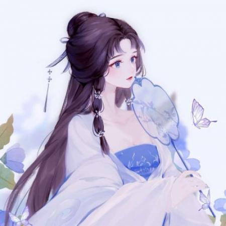 手绘古风美女唯美好看头像 手绘淡雅美女图片