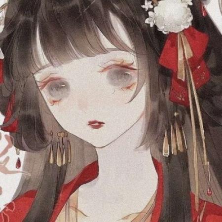 手绘古风美女唯美好看头像 手绘淡雅美女图片