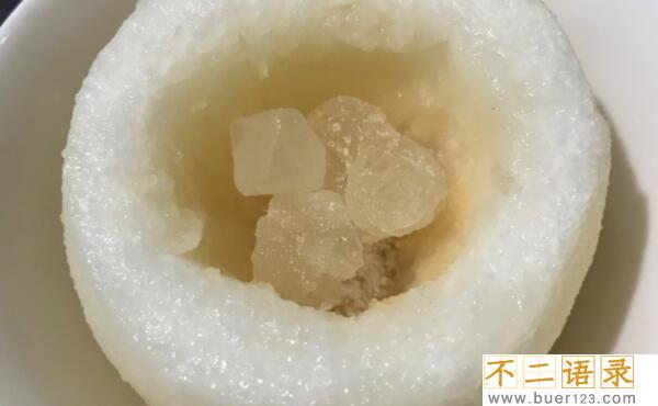 川贝粉的正确吃法，川贝炖雪梨（吃了有止咳化痰的作用）图片