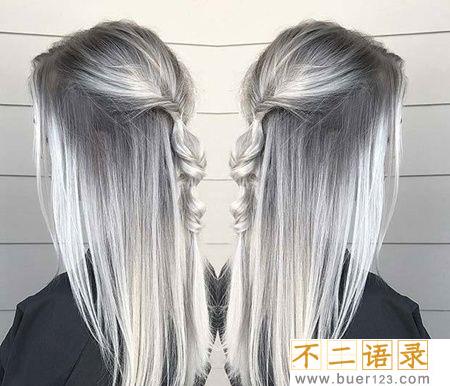 银色头发怎么染 适合什么肤色的人图片