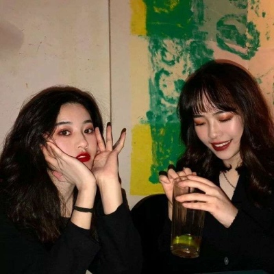 闺蜜小学生剪霸气头发女生头像图片