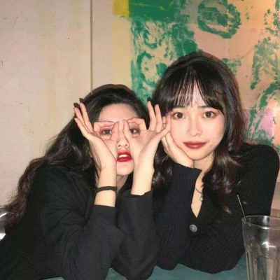 闺蜜小学生剪霸气头发女生头像图片
