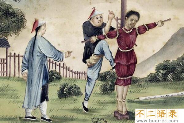 古代凌迟处死过程残忍 将人千刀万剐活活疼死(惨无人道)图片