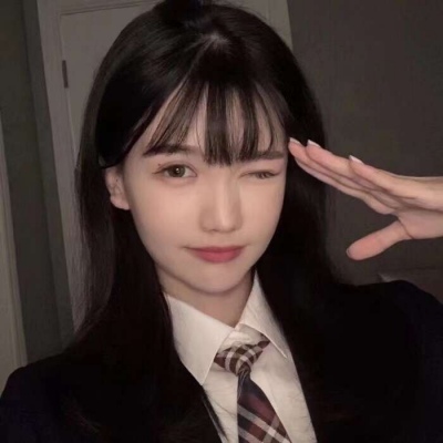 2021混黑可爱女生头像图片