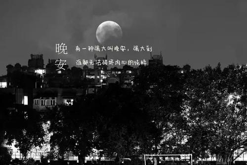 累了一天了晚安的图片照顾好自己图片