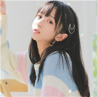 2020清新美女头像  心随你动图片