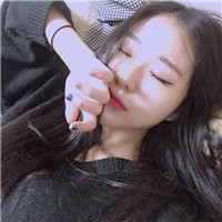 侧脸韩系女头图片