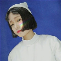 侧脸韩系女头图片