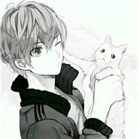 黑白意境动漫男生头像 天不老情难绝