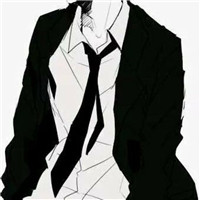 黑白意境动漫男生头像 天不老情难绝
