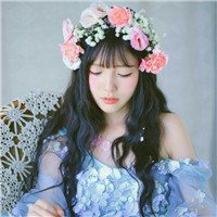 小清新森系美女头像 有美人兮图片