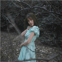小清新森系美女头像 有美人兮图片