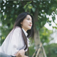 小清新森系美女头像 有美人兮图片