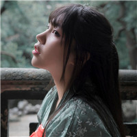 小清新唯美女生头像 世外仙株寂寞林图片