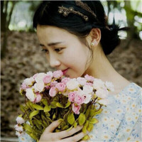 小清新唯美女生头像 世外仙株寂寞林图片