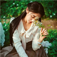 小清新唯美女生头像 世外仙株寂寞林图片