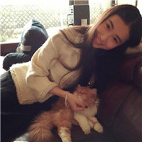 养猫咪的女孩头像 临别殷勤重寄词图片