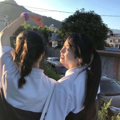 闺蜜穿JK制服的可爱女生闺蜜头像图片