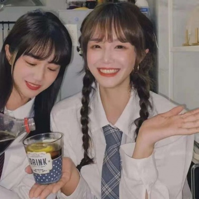 闺蜜穿JK制服的可爱女生闺蜜头像图片