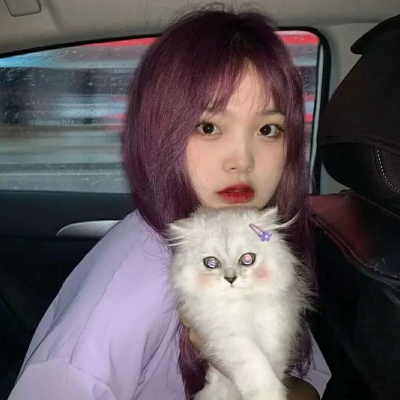 最酷的2021带蝴蝶结的女生头像背面图片