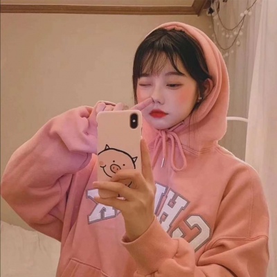 高清可爱仙韩系中性短发女生头像图片