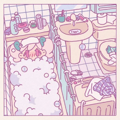 可爱高清插画头像闺头女生头像图片
