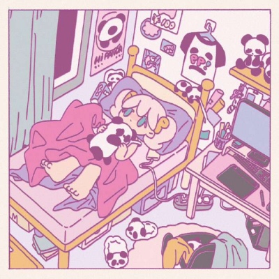 可爱高清插画头像闺头女生头像图片