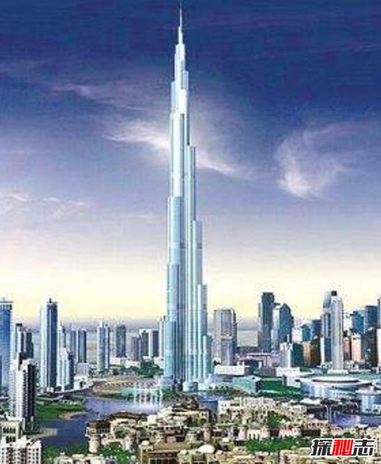 世界第一高楼迪拜塔有多高，828米/126层(现名哈利法塔)图片