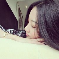 超个性可爱美女女生侧脸头像图片