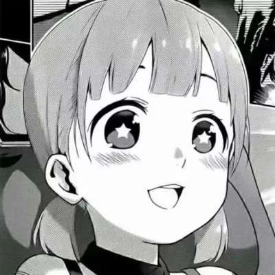高清适合做头像的黑白漫画图片卡通女生图片头像带字图片图片