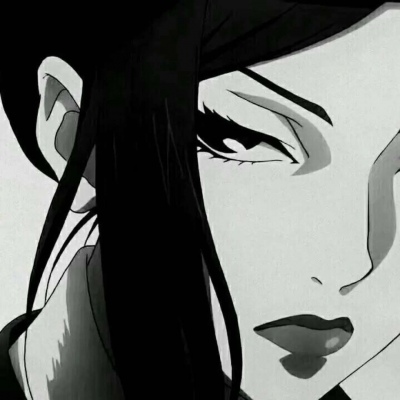 高清适合做头像的黑白漫画图片卡通女生图片头像带字图片图片